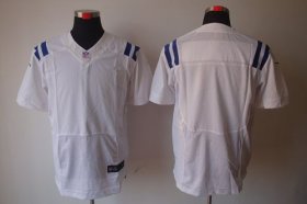 Wholesale Cheap Nike Colts Blank White Men\'s Stitched NFL Elite Jersey