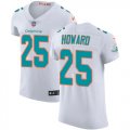 Wholesale Cheap Nike Dolphins #25 Xavien Howard White Men's Stitched NFL Vapor Untouchable Elite Jersey
