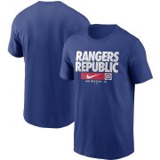 Wholesale Cheap Texas Rangers Nike Local Nickname T-Shirt Royal