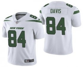 Wholesale Cheap Men\'s New York Jets #84 Corey Davis White 2021 Vapor Untouchable Stitched NFL Nike Limited Jersey