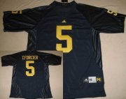 Wholesale Cheap Michigan Wolverines #5 T.FORCIER Navy Blue Jersey