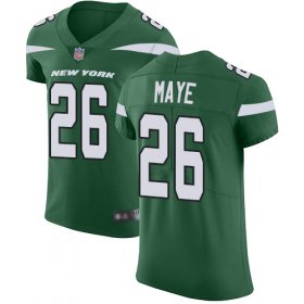 Wholesale Cheap Nike Jets #26 Marcus Maye Green Team Color Men\'s Stitched NFL Vapor Untouchable Elite Jersey
