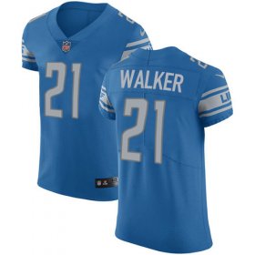 Wholesale Cheap Nike Lions #21 Tracy Walker Blue Team Color Men\'s Stitched NFL Vapor Untouchable Elite Jersey