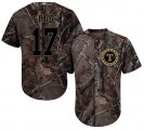 Wholesale Cheap Rangers #17 Shin-Soo Choo Camo Realtree Collection Cool Base Stitched MLB Jersey