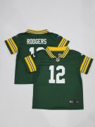 Wholesale Cheap Toddlers Green Bay Packers #12 Aaron Rodgers Green 2022 Vapor Untouchable Stitched NFL Nike Limited Jersey