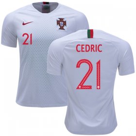 Wholesale Cheap Portugal #21 Cedric Away Soccer Country Jersey