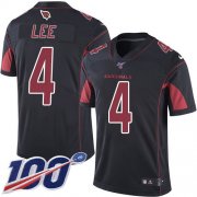 Wholesale Cheap Nike Cardinals #4 Andy Lee Black Men's Stitched NFL Limited Rush 100th Season Jersey