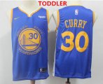 Wholesale Cheap Toddler Golden State Warriors #30 Stephen Curry Blue Nike Swingman NEW Rakuten Logo Stitched NBA Jersey