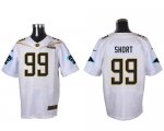 Wholesale Cheap Nike Panthers #99 Kawann Short White 2016 Pro Bowl Men's Stitched NFL Elite Jersey