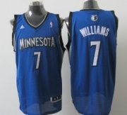 Wholesale Cheap Minnesota Timberwolves #7 Derrick Williams Blue Swingman Jersey