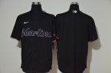 Wholesale Cheap Men's Miami Marlins Blank Black Stitched MLB Cool Base Nike Jersey