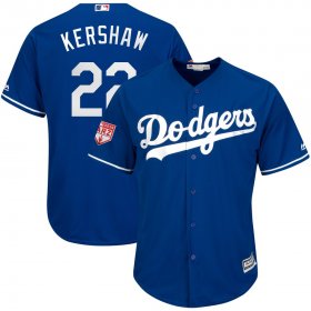 Wholesale Cheap Dodgers #22 Clayton Kershaw Royal 2019 Spring Training Cool Base Stitched MLB Jersey