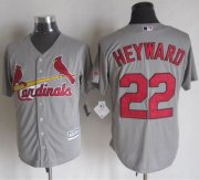 Wholesale Cheap Cardinals #22 Jason Heyward Grey New Cool Base Stitched MLB Jersey