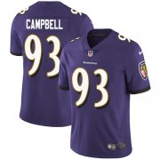 Wholesale Cheap Nike Ravens #93 Calais Campbell Purple Team Color Men's Stitched NFL Vapor Untouchable Limited Jersey