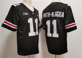 Cheap Men\'s Ohio State Buckeyes #11 Jaxon Smith-Njigba Black 2023 F.U.S.E. Limited Stitched Jersey