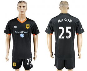 Wholesale Cheap Hull City #25 Mason Away Soccer Club Jersey