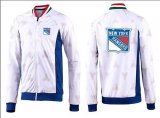 Wholesale Cheap NHL New York Rangers Zip Jackets White-3