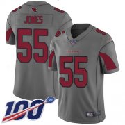 Wholesale Cheap Nike Cardinals #55 Chandler Jones Silver Men's Stitched NFL Limited Inverted Legend 100th Season Jersey
