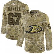 Wholesale Cheap Adidas Ducks #67 Rickard Rakell Camo Authentic Stitched NHL Jersey