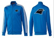 Wholesale Cheap NFL Carolina Panthers Team Logo Jacket Blue_3