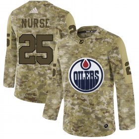 Wholesale Cheap Adidas Oilers #25 Darnell Nurse Camo Authentic Stitched NHL Jersey