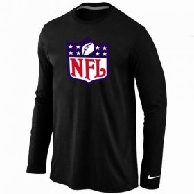 Wholesale Cheap Nike NFL Logos Long Sleeve T-Shirt Black