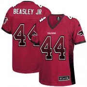 Wholesale Cheap Nike Falcons #44 Vic Beasley Jr Red Team Color Women's Stitched NFL Elite Drift Fashion Jersey