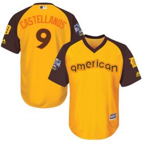 Wholesale Cheap Tigers #9 Nick Castellanos Gold 2016 All-Star American League Stitched Youth MLB Jersey