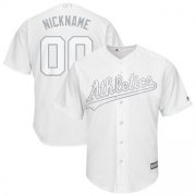 Wholesale Cheap Oakland Athletics Majestic 2019 Players' Weekend Cool Base Roster Custom Jersey White