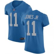 Wholesale Cheap Nike Lions #11 Marvin Jones Jr Blue Throwback Men's Stitched NFL Vapor Untouchable Elite Jersey