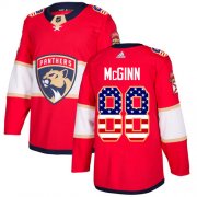 Wholesale Cheap Adidas Panthers #88 Jamie McGinn Red Home Authentic USA Flag Stitched NHL Jersey