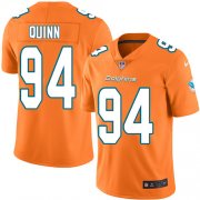 Wholesale Cheap Nike Dolphins #94 Robert Quinn Orange Youth Stitched NFL Limited Rush Jersey