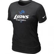 Wholesale Cheap Women's Nike Detroit Lions Critical Victory NFL T-Shirt Black