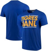 Wholesale Cheap Tigres UANL adidas Go To Performance Logo climalite T-Shirt Blue