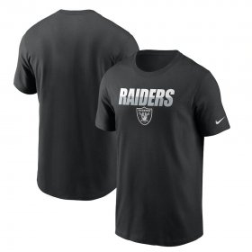 Wholesale Cheap Las Vegas Raiders Nike Split T-Shirt Black
