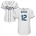 Wholesale Cheap Rays #12 Wade Boggs White Home Women's Stitched MLB Jersey