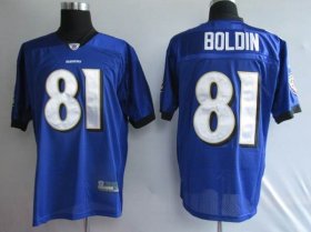 Wholesale Cheap Ravens #81 Anquan Boldin Purple Stitched NFL Jersey