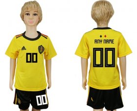 Wholesale Cheap Belgium Personalized Away Kid Soccer Country Jersey