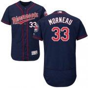 Wholesale Cheap Twins #33 Justin Morneau Navy Blue Flexbase Authentic Collection Stitched MLB Jersey