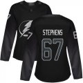 Cheap Adidas Lightning #67 Mitchell Stephens Black Alternate Authentic Women's Stitched NHL Jersey