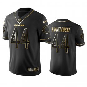 Wholesale Cheap Nike Bears #44 Nick Kwiatkoski Black Golden Limited Edition Stitched NFL Jersey