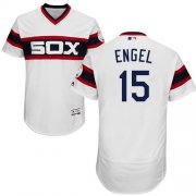Wholesale Cheap White Sox #15 Adam Engel White Flexbase Authentic Collection Alternate Home Stitched MLB Jersey