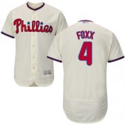 Wholesale Cheap Phillies #4 Jimmy Foxx Cream Flexbase Authentic Collection Stitched MLB Jersey
