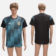 Wholesale Cheap Argentina Blank Black Training Soccer Country Jersey