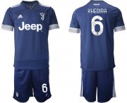 Wholesale Cheap Men 2020-2021 club Juventus away 6 blue Soccer Jerseys