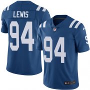 Wholesale Cheap Nike Colts #94 Tyquan Lewis Royal Blue Team Color Men's Stitched NFL Vapor Untouchable Limited Jersey