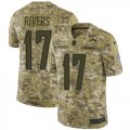 Wholesale Cheap Nike Chargers #17 Philip Rivers Camo Youth Stitched NFL Limited 2018 Salute to Service Jersey