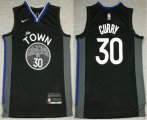Wholesale Cheap Men's Golden State Warriors #30 Stephen Curry Black 2021 Nike Swingman Stitched NBA Jersey