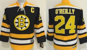 Wholesale Cheap Bruins #24 Terry O\'Reilly Black CCM Youth Stitched NHL Jersey
