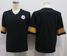 Wholesale Cheap Nike Steelers Blank Black Vapor Untouchable Limited Jersey